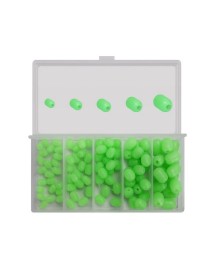 Captain 7660 Silikon Boncuk Seti Glow 100lü Kutuda