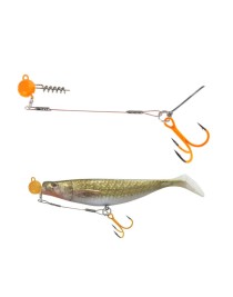 Balzer 16133 Silikon Yemler İçin Çelik Telli Spiral Kafa Rig UV Active 5.5cm