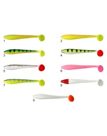 Mutant 3534 Typoon Soft 12cm Levrek Silikonu 5'li Paket Suni Yem