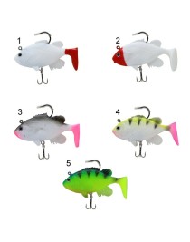 Captain 3563 Orient Soft 9cm Levrek Silikonu 3'lü Set Suni Balık