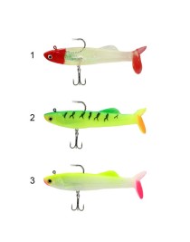 Captain 3575 Perfecto Soft 10cm Turna Silikonu 3'lü Paket Suni Balık