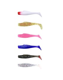 Captain 3070 Healer Soft 6gr 8.5cm Levrek Silikonu 6'lı Mix Set Suni Yem