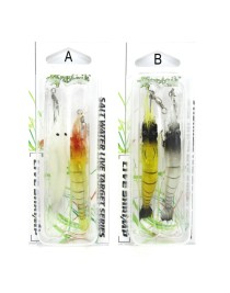 Captain 3063 Silikon Karides Takım 10cm Suni Yem 2'li Set