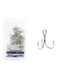 Captain 338 Üçlü İğne Sahte Balık İçin 100'lü Kutu Nikel