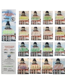 İstavrit Çaparisi UV-GLOW Simli 10 İğneli Kolay Açılan Çapari 0.25mm Beden x 0.15mm Köstek