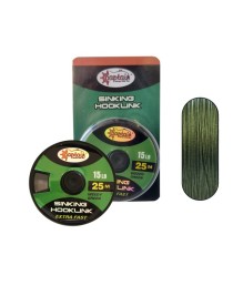 Hook Link Sinking Carp PE Braid 8 Örgü Assist İpi 25mt Yeşil