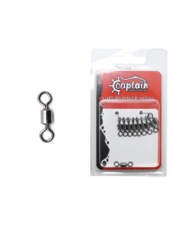 Captain 5009 Fırdöndü Rolling 10'lu Paket Black Nickel