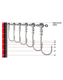 Nomura NM90007040 Round Jig Head 3lü Paket İğne:4/0no 7.5gr