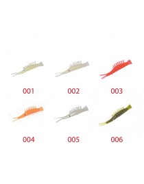 Captain 3052 Silikon Karides 6cm Suni Yem 5'li Paket