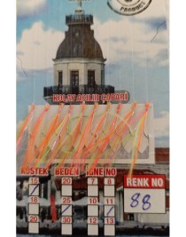 İstavrit Çaparisi UV-GLOW Simli 10 İğneli Kolay Açılan Çapari 0.25mm Beden x 0.15mm Köstek