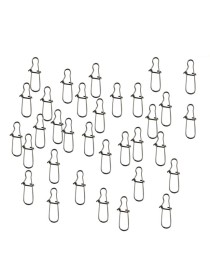 Captain 5014 İnox Sahte Balık Maket Klipsi Bl NikeL Snap 250li Paket