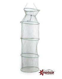 Captain 6645 Livar File Sık Gözlü 5 Çemberli Sazan Filesi 35x125cm