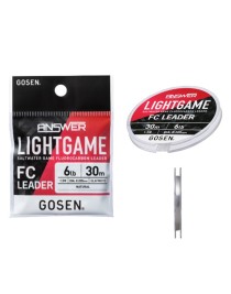 Gosen Answer Light Game Salt Water Game F. C. Leader 30mt