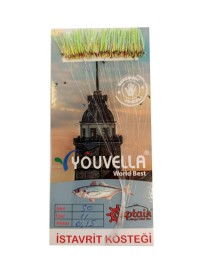 İstavrit Kösteği UV-GLOW Simli Youvella Kartonda 50 Sarı İğne 0.15mm Köstek