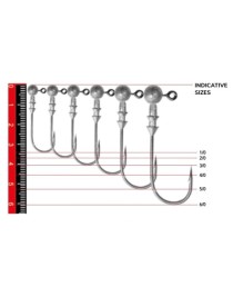 Nomura NM90007030 Round Jig Head 3lü Paket İğne:3/0 no 7gr