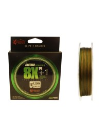 Captain Castana Sinking 8X+1 Silicone Coating İp Misina 150mt Camoo