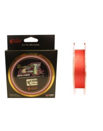 Captain Upgrade Aji PE 4X Slicone Coating İp Misina 150mt Pink White