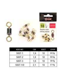 Captain 5007 Rulmanlı Fırdöndü 10'lu Paket Black Gold