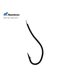 Hayabusa HKRE 153 Canlı Yem İğnesi 15'li Paket Black Nikel