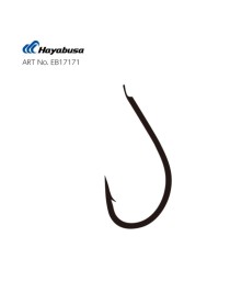 Hayabusa HMRS 171 Kısa Pala Dövme Olta İğnesi 15'li Paket Black Nikel