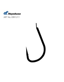 Hayabusa HIZU 912 Kısa Pala Dövme Olta İğnesi 15'li Paket Nikel