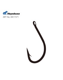 Hayabusa HMRS 173 Delikli Dövme Olta İğnesi 15'li Paket Black Nikel