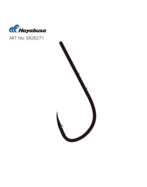 Hayabusa HBTH 282 Delikli Tırnaklı Canlı Yem İğnesi Black Nikel