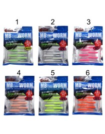 Captain 3520 Mini Worm Floating 5 cm Aromalı LRF Silikon Yem 10'lu