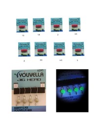 Youvella 6397 Mafsallı LRF Jig Head Glow Head 4'lü Paket