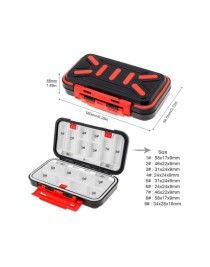 Captain 7247 Profesyonel LRF Malzeme Kutusu 16x9x4.5cm