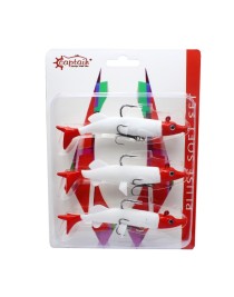 Captain 3067 Pluse Soft 12cm Turna Silikonu 3'lü Set Suni Yem